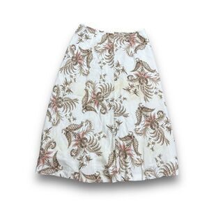 Vintage Evan Picone Floral Print Maxi A Line Skirt‎ *Stained Size 8 / 30 x 31